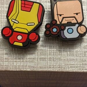 NWOT: Iron Man and Thanos Shoe Charms
